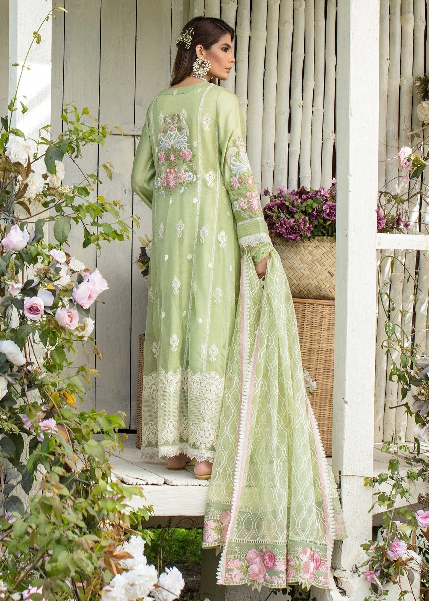 Saira Shakira | Luxury Pret | Mint Delight - Aqsa Fabrics