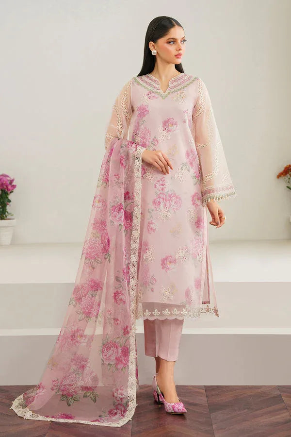 Baroque | Velvet Formals | ORGANZA UF-520 - Aqsa Fabrics
