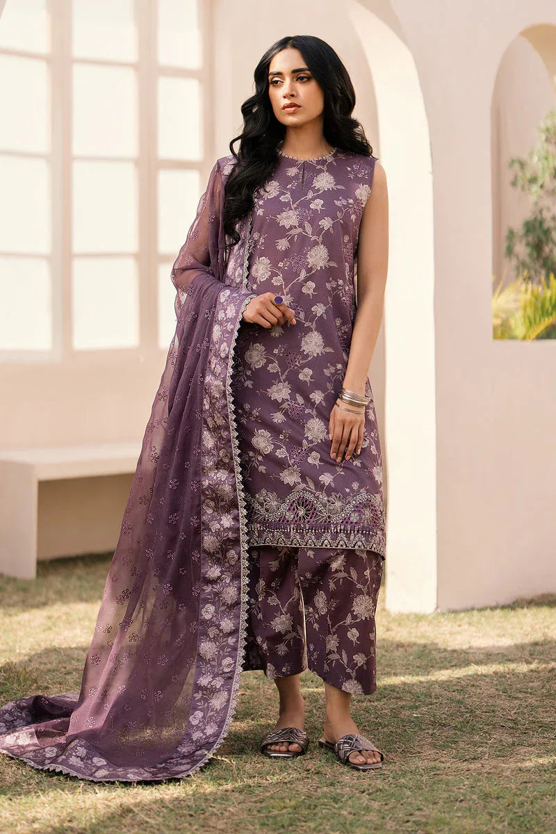 Baroque | Luxury Pret 24 | LAWN UF-598 - Aqsa Fabrics