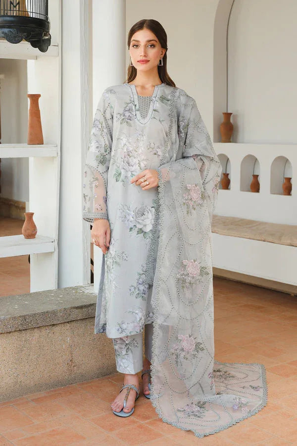 Baroque | Luxury Pret 24 | LAWN UF-651 - Aqsa Fabrics