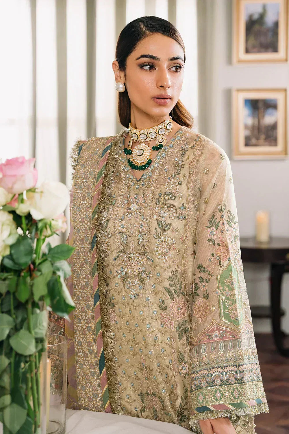 Baroque | Chantelle Embroidered Collection | CH12-04 - Aqsa Fabrics