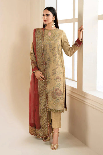 Baroque | Formal Collection | SILK UF-619 - Aqsa Fabrics