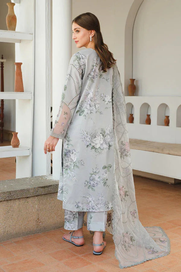 Baroque | Luxury Pret 24 | LAWN UF-651 - Aqsa Fabrics