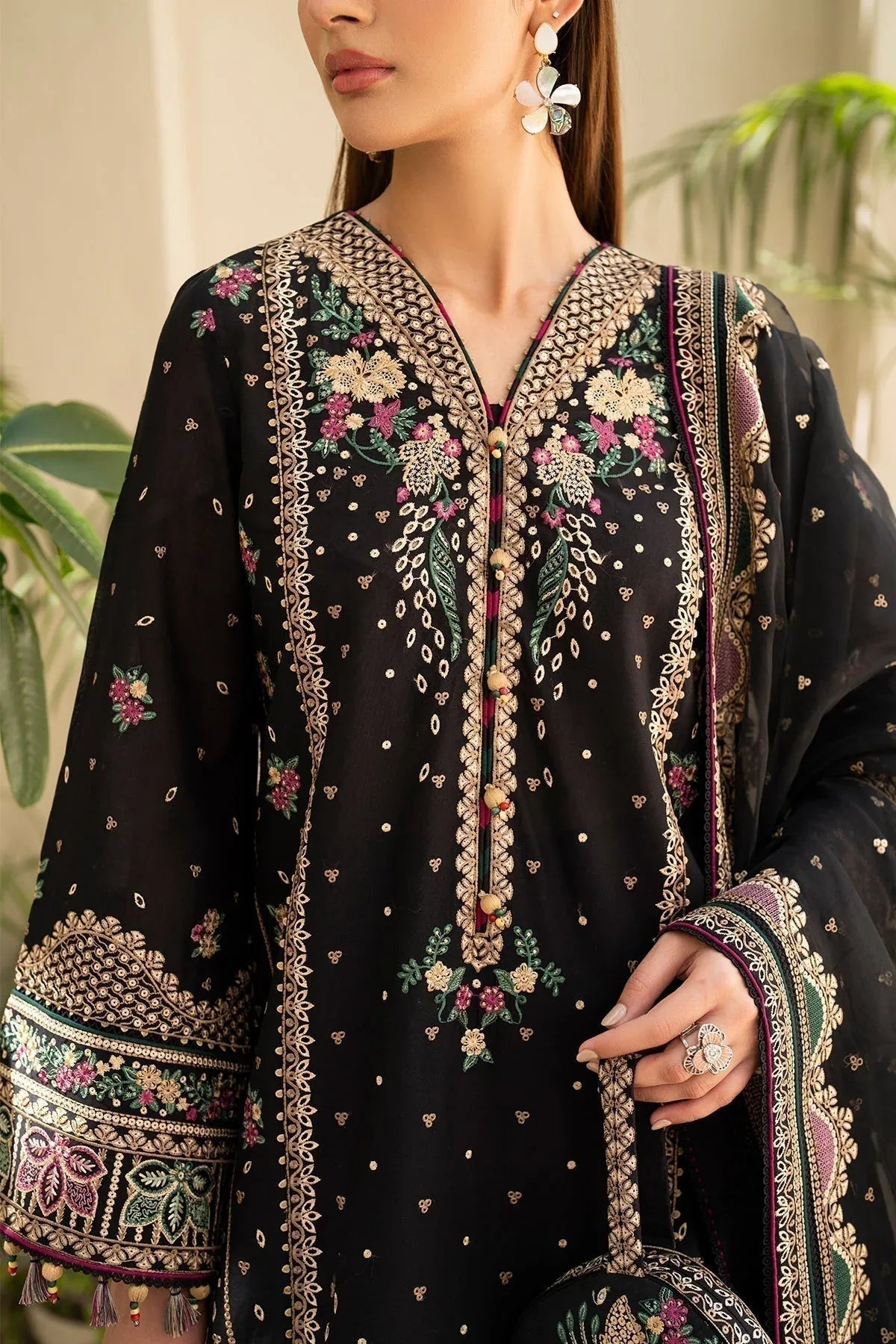 Jazmin | Irish Lawn SS 24 | D4 - Aqsa Fabrics
