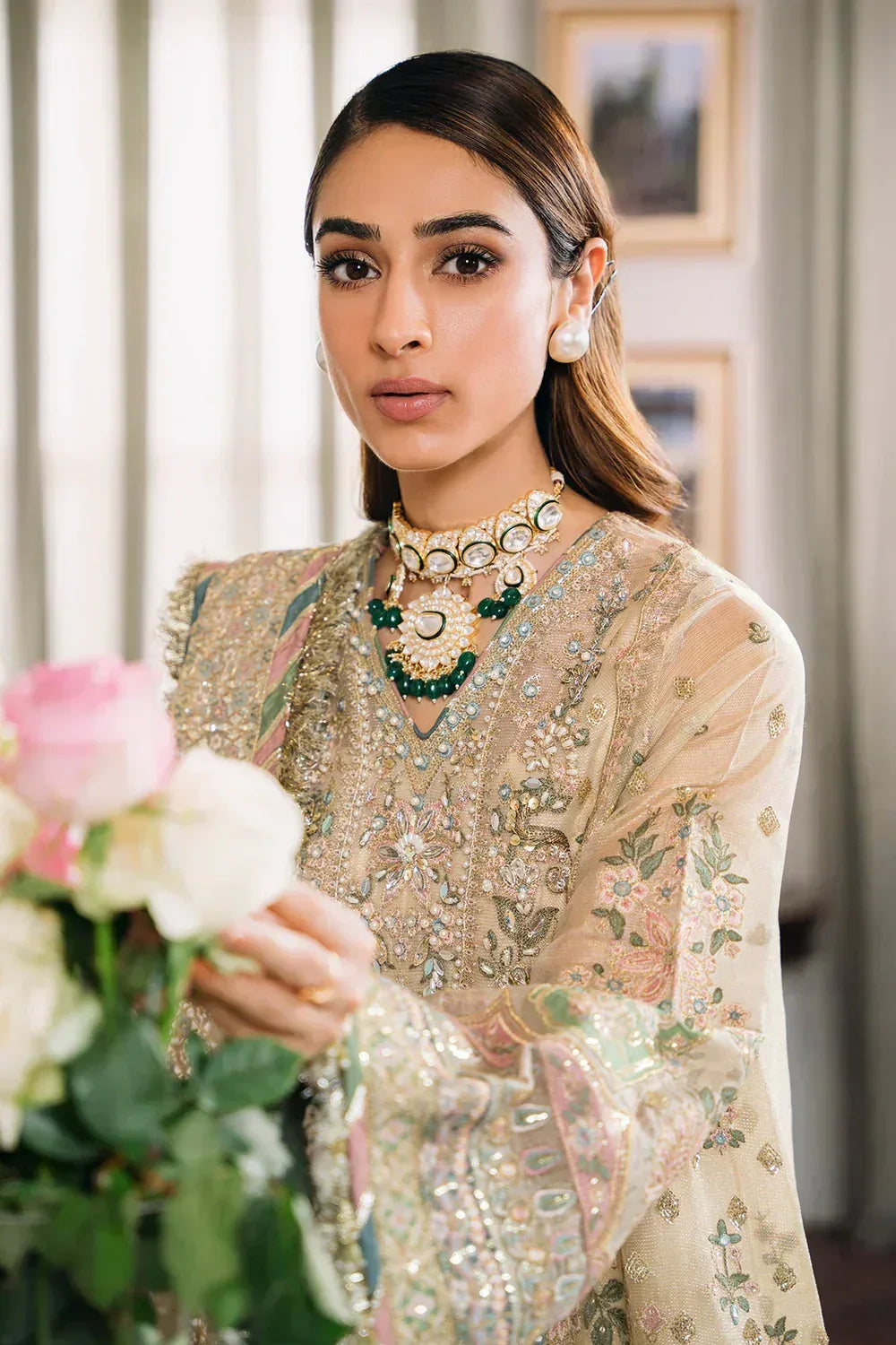 Baroque | Chantelle Embroidered Collection | CH12-04 - Aqsa Fabrics
