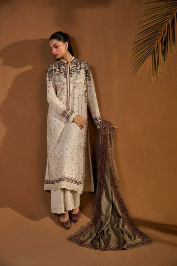 Sobia Nazir | Winter Shawl 25 | Design 6A - Aqsa Fabrics
