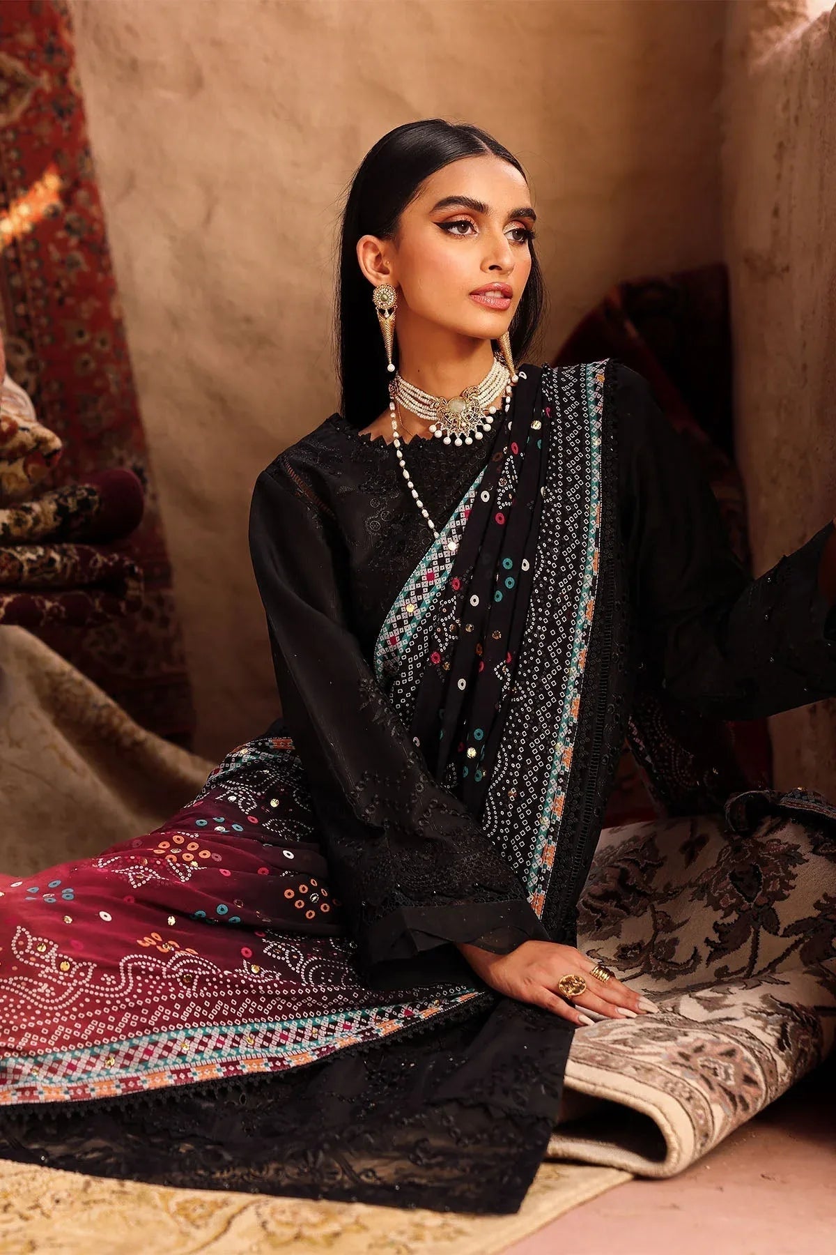 Nureh | Bazaar Lawn | NE-162 - Aqsa Fabrics