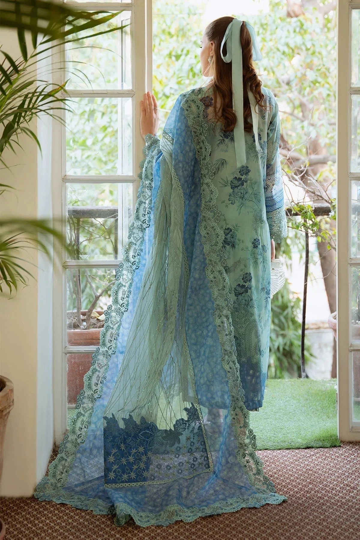 Nureh | Maya Swiss Lawn | NS-152 - Aqsa Fabrics