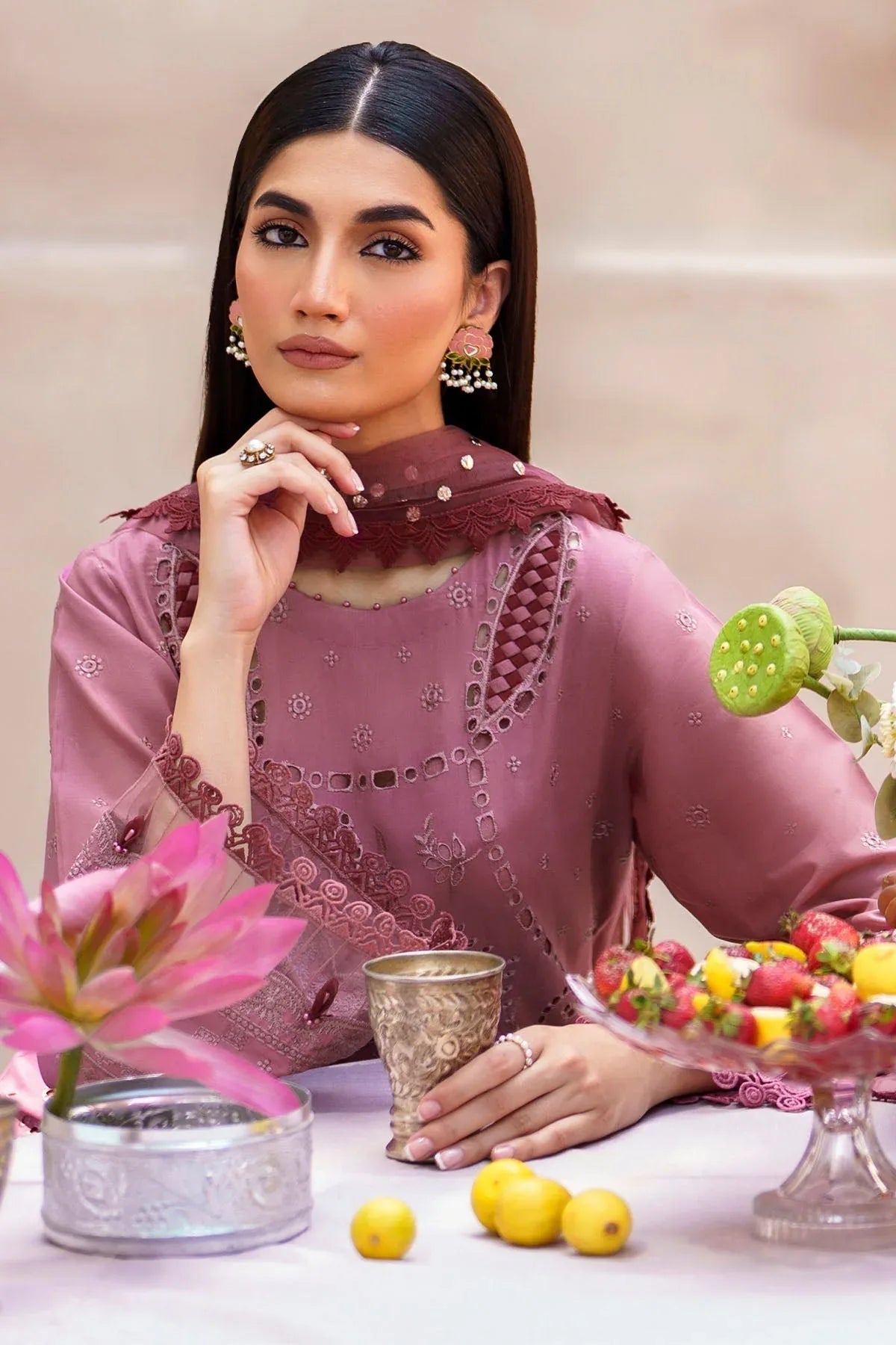Nureh | Bazaar Lawn | NS - 136 - Aqsa Fabrics