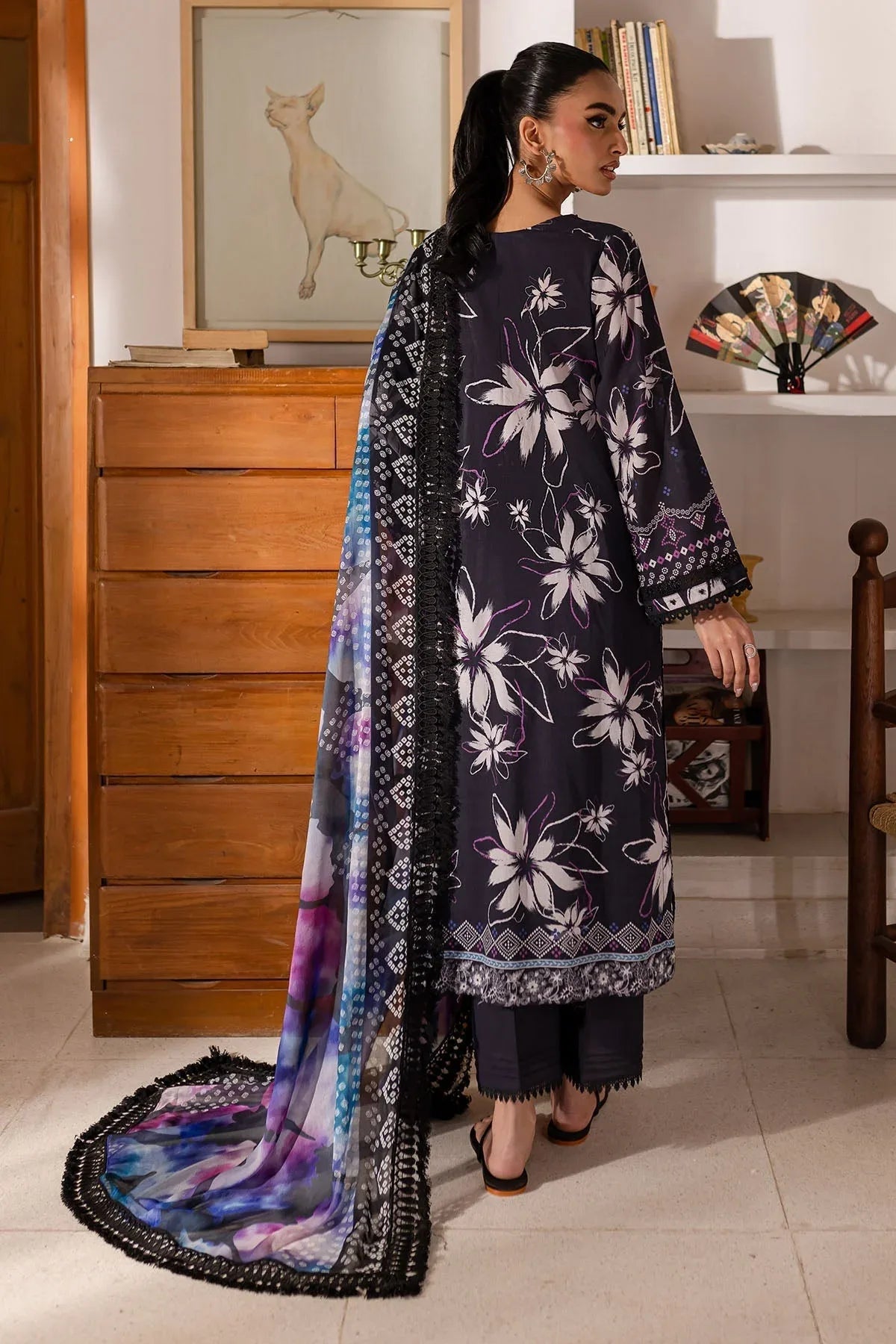 Nureh | Printed Lawn 25 | SP-150 - Aqsa Fabrics