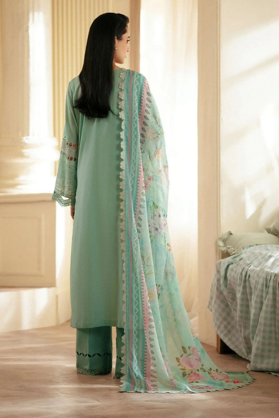 Nureh | Maya Lawn | NS-144 - Aqsa Fabrics