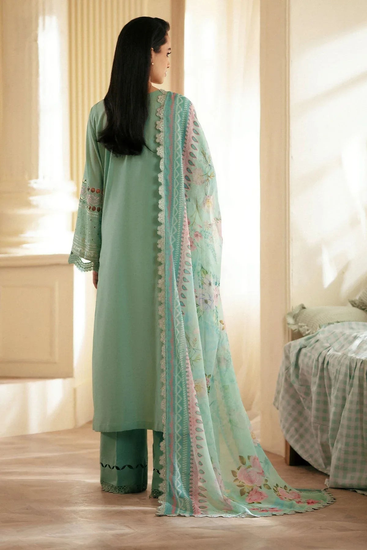 Nureh | Maya Lawn | NS-144 - Aqsa Fabrics
