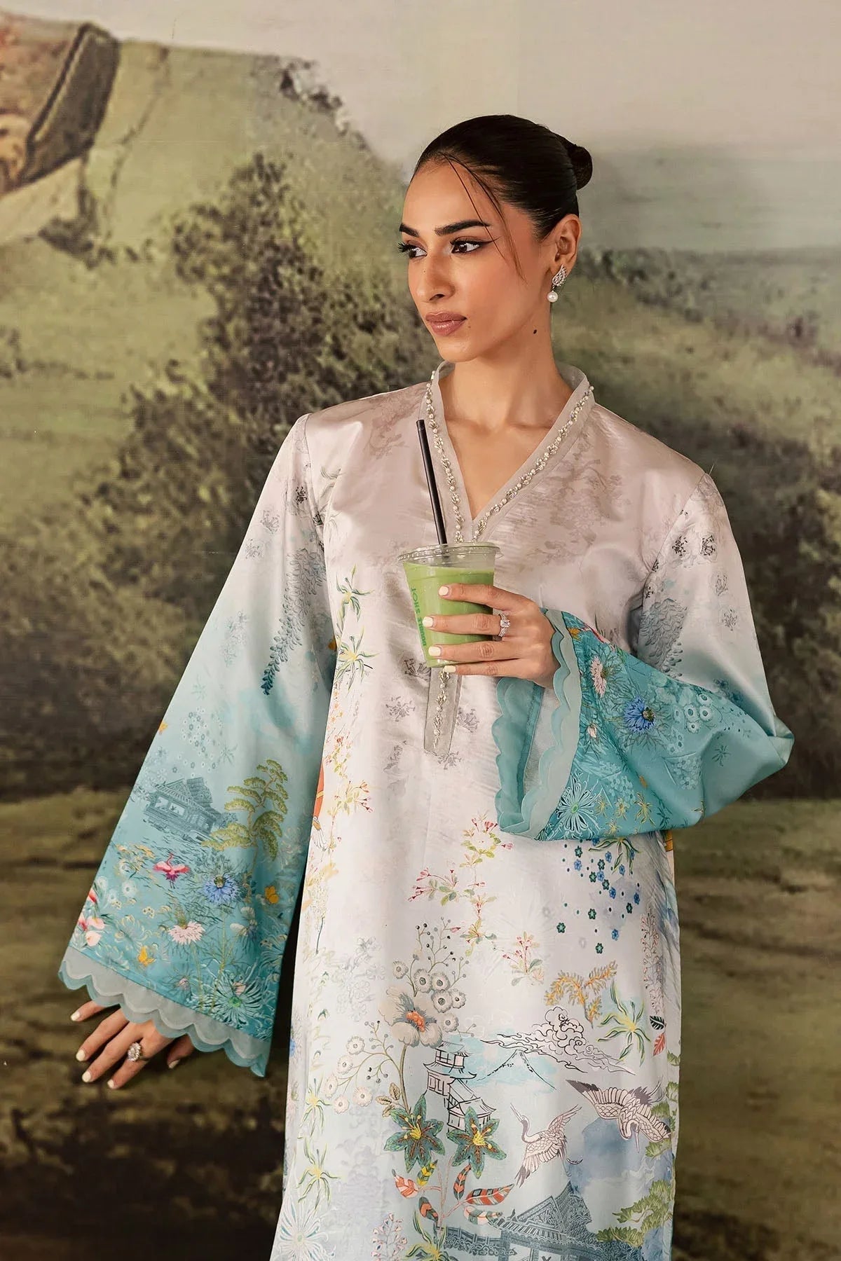 Nureh | Shades of Winter | NP-672 - Aqsa Fabrics