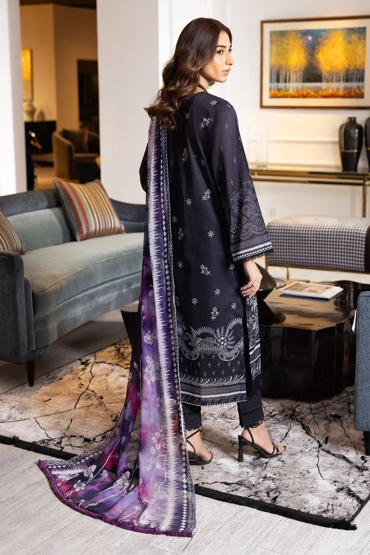 Nureh | Printed lawn 25 | SP-118 - Aqsa Fabrics