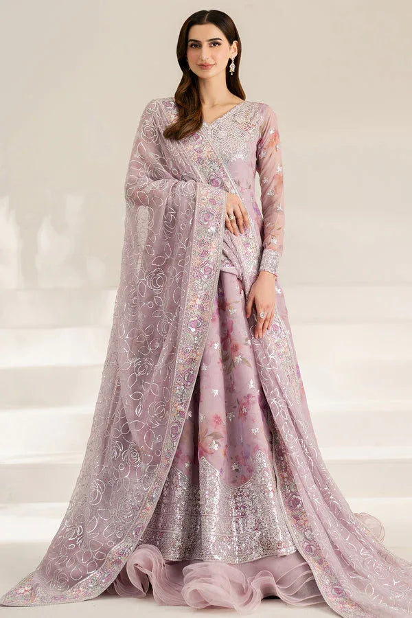 Farasha | Fiorella Formals | Lilly Passion - Aqsa Fabrics