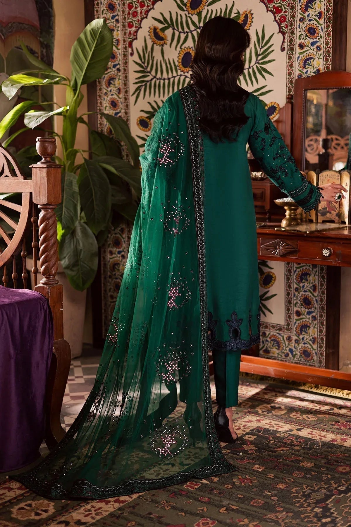Nureh | Nur Mahal | NE-196 - Aqsa Fabrics