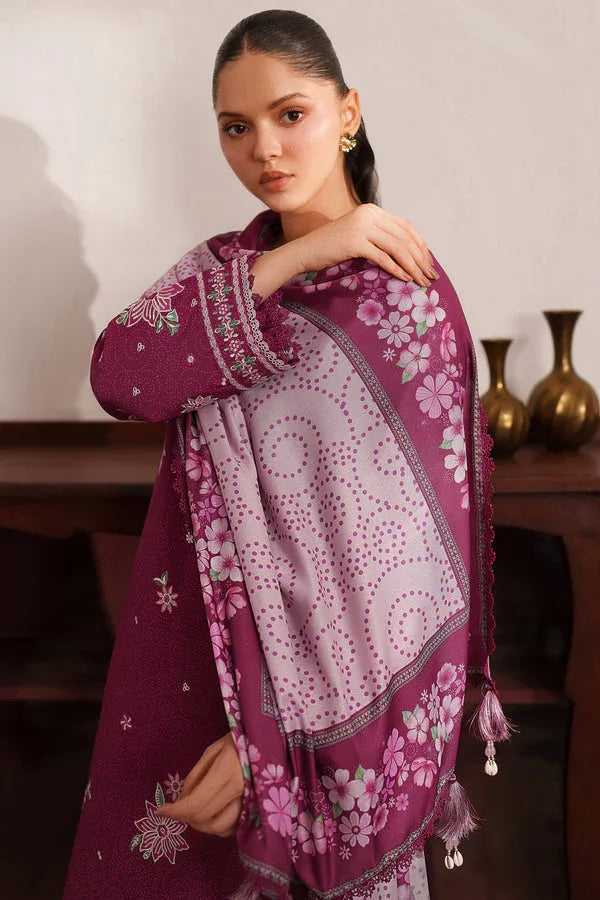 Farasha | Meline Premium Viscose 25 | Berry Blush - Aqsa Fabrics