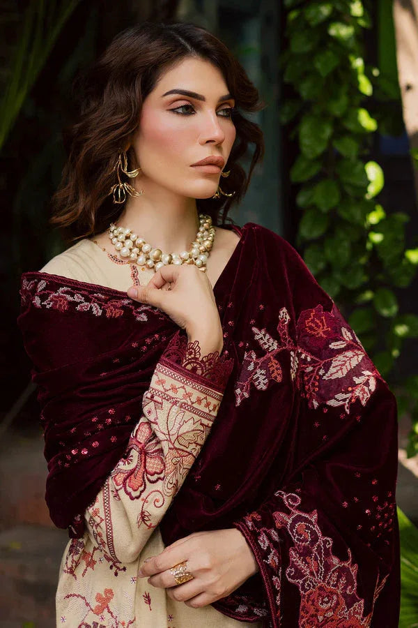 Nureh | Exclusive Leather Peach | NE-181 - Aqsa Fabrics