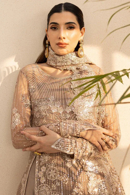 Farasha | Lu Zella Premium Formals 25 | Misty Grace - Aqsa Fabrics