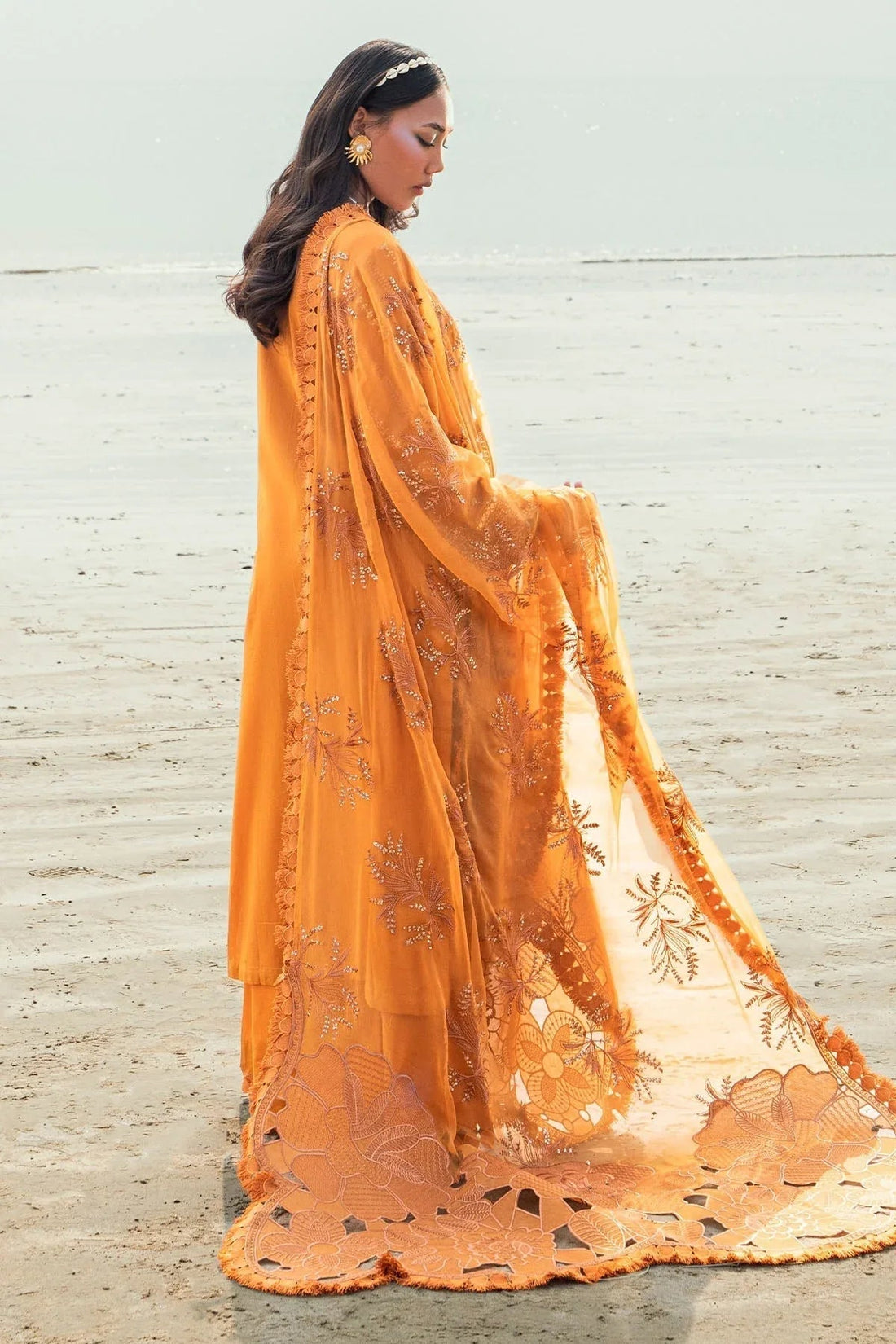 Nureh | Khuwab Luxury Lawn | NE-149 - Aqsa Fabrics