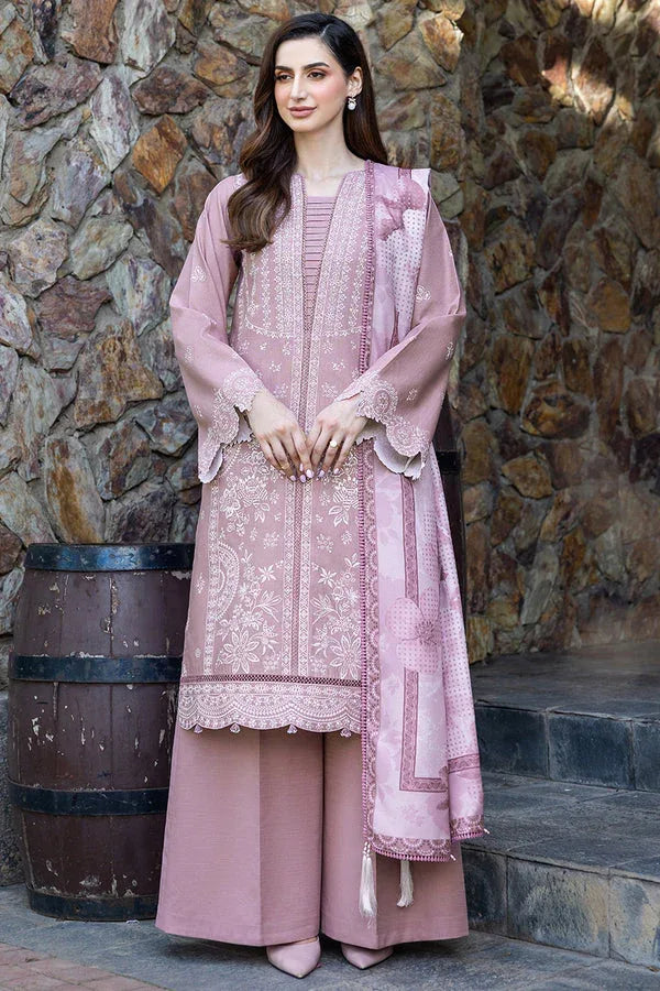 Farasha | Eminence Khaddar 25 | Blushen - Aqsa Fabrics