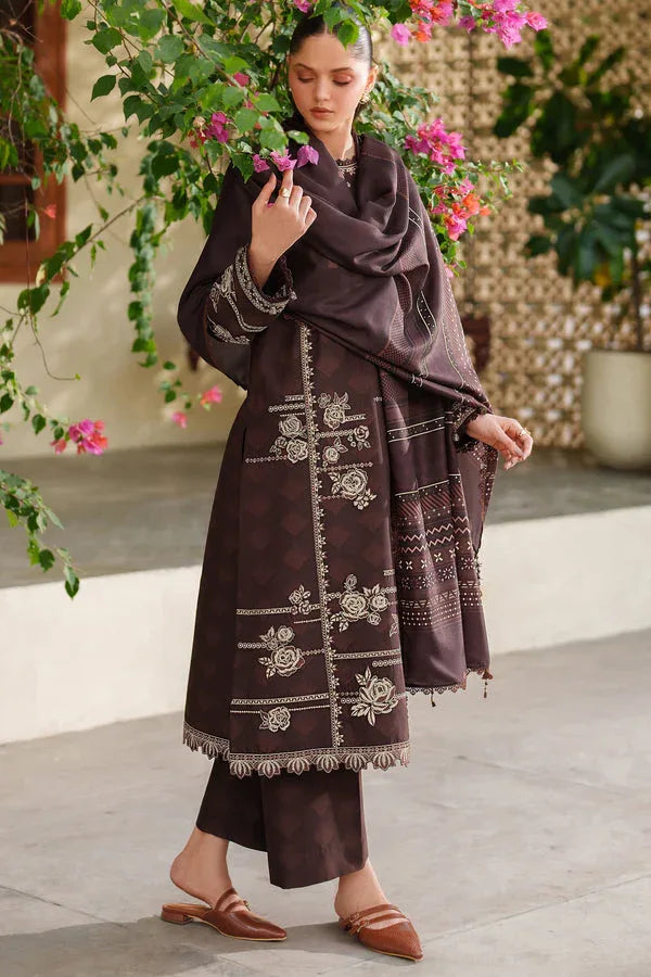 Farasha | Meline Premium Viscose 25 | Autumn Rose - Aqsa Fabrics