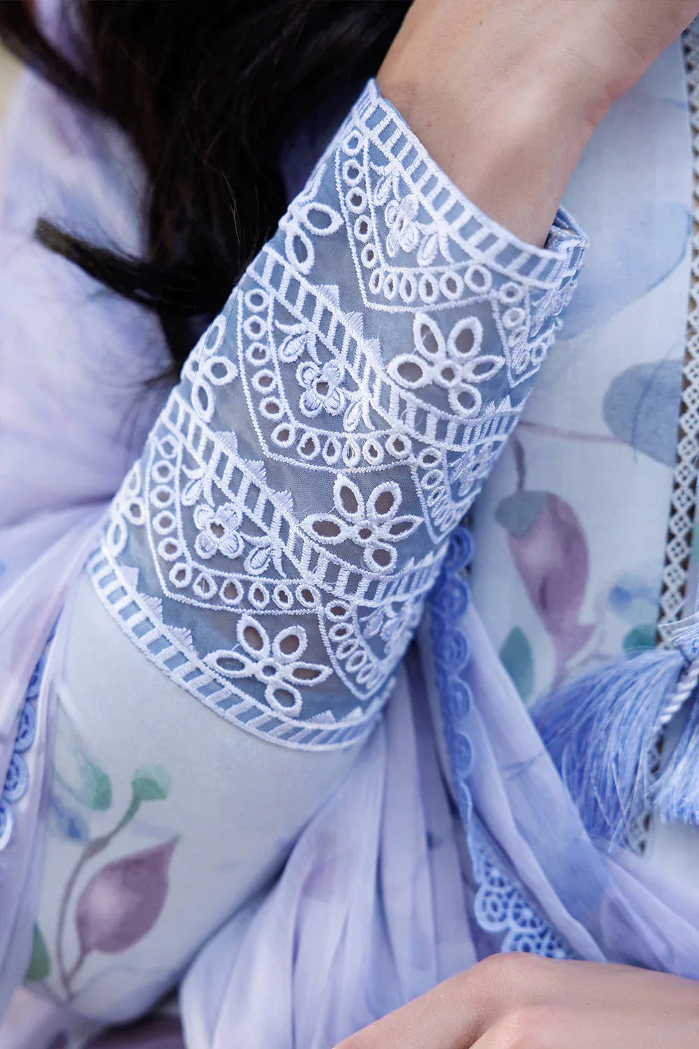 Farasha | Printed Essentials | Sky Breeze - Aqsa Fabrics