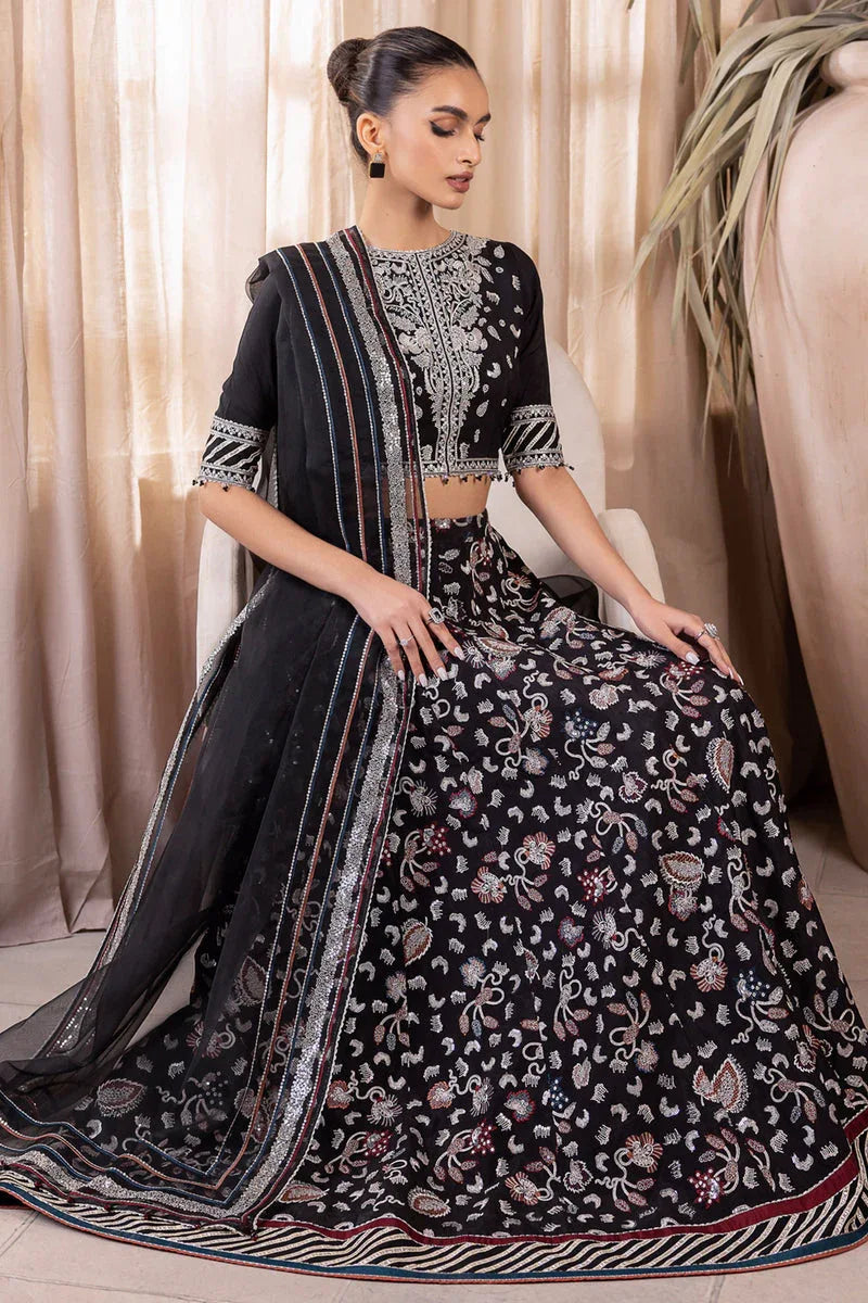 Jazmin | Formals Collection | RAW SILK UR-7015 - Aqsa Fabrics