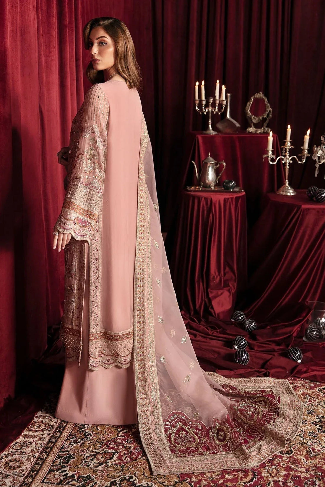 Nureh | Elanora Formal 24 | WATER LILLY - Aqsa Fabrics