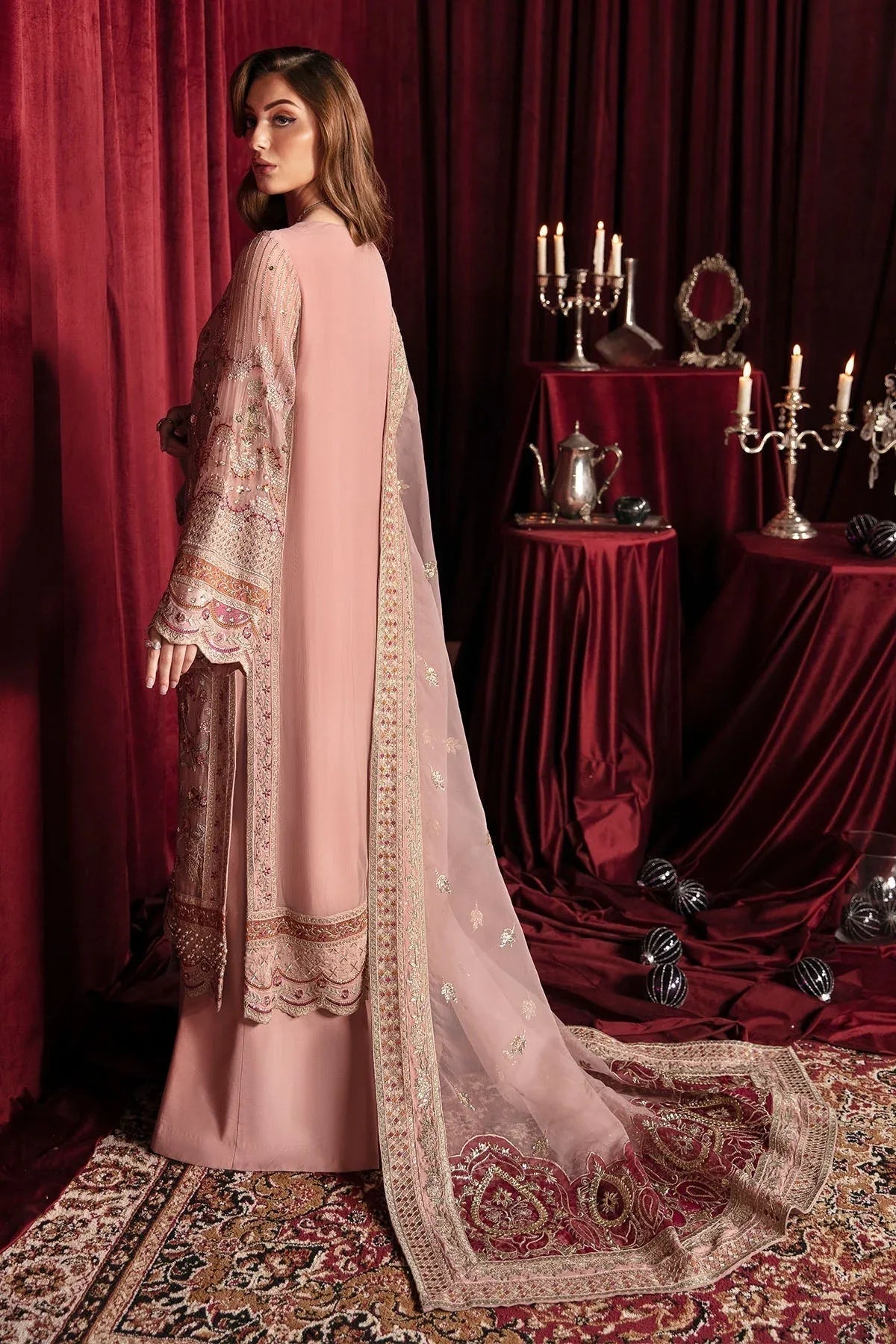 Nureh | Elanora Formal 24 | WATER LILLY - Aqsa Fabrics