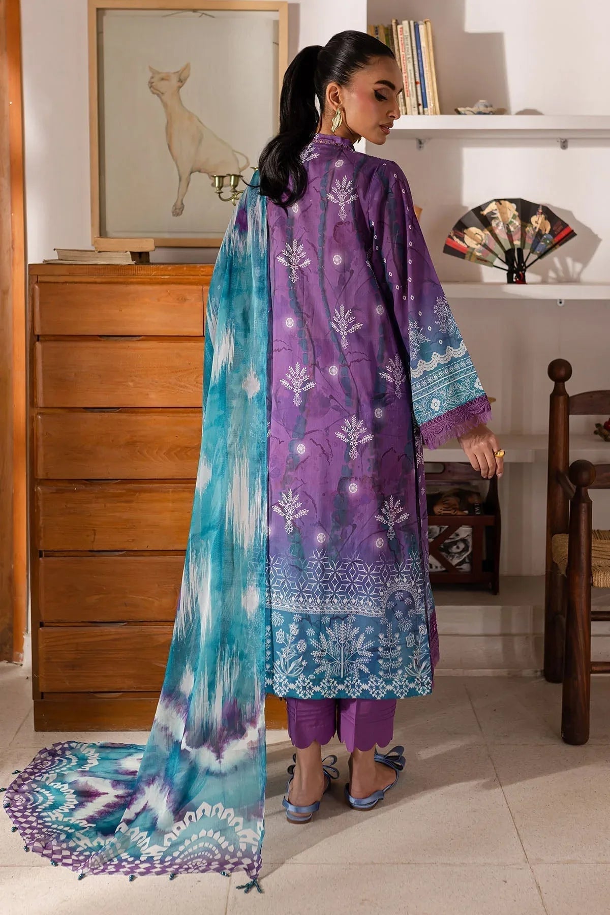 Nureh | Printed Lawn 25 | SP-149 - Aqsa Fabrics