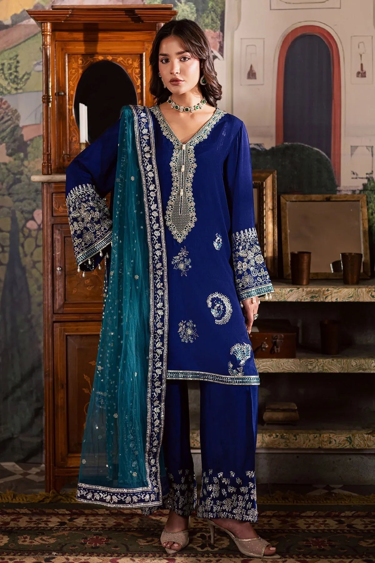 Nureh | Nur Mahal | NE-192 - Aqsa Fabrics
