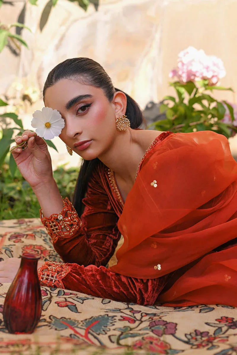 Hue Pret | Farasha Luxury Winter | Freya - Aqsa Fabrics