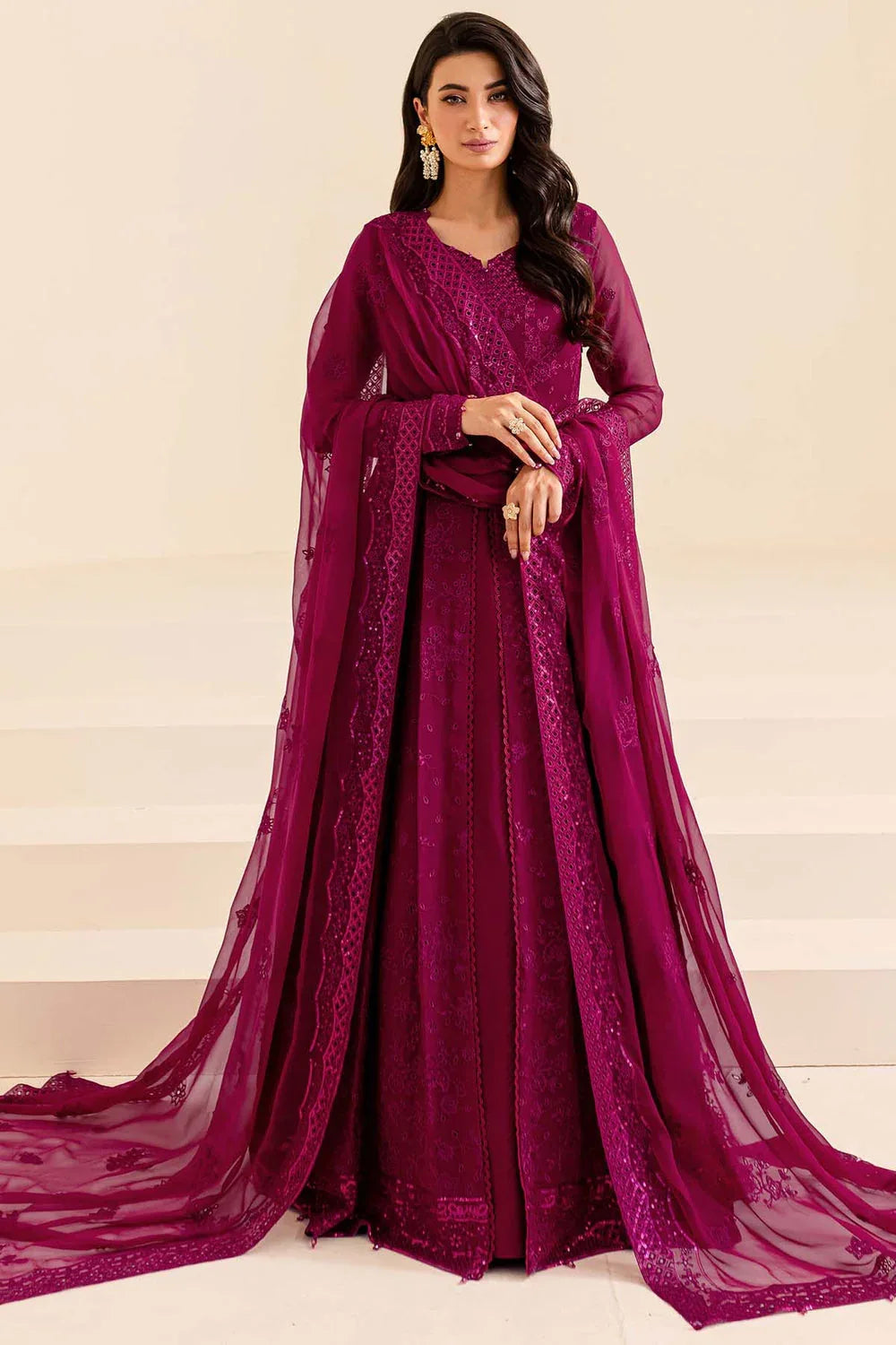 Farasha | Lumiere Formals | Mystic Mauve - Aqsa Fabrics