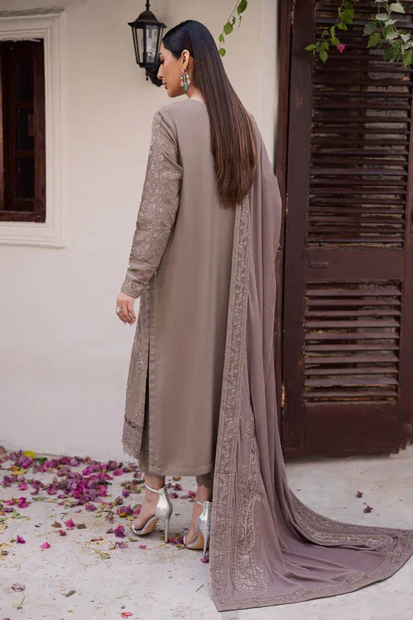 Nureh | Exclusive Leather Peach | NE-201 - Aqsa Fabrics