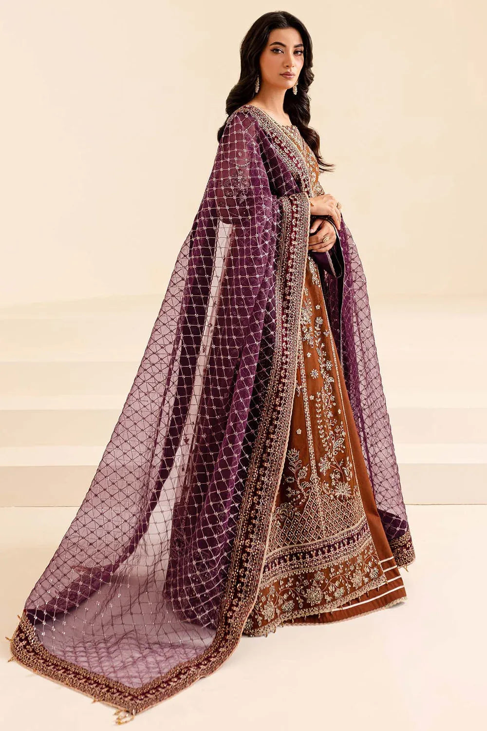Farasha | Lumiere Formals | Crimson Allure - Aqsa Fabrics