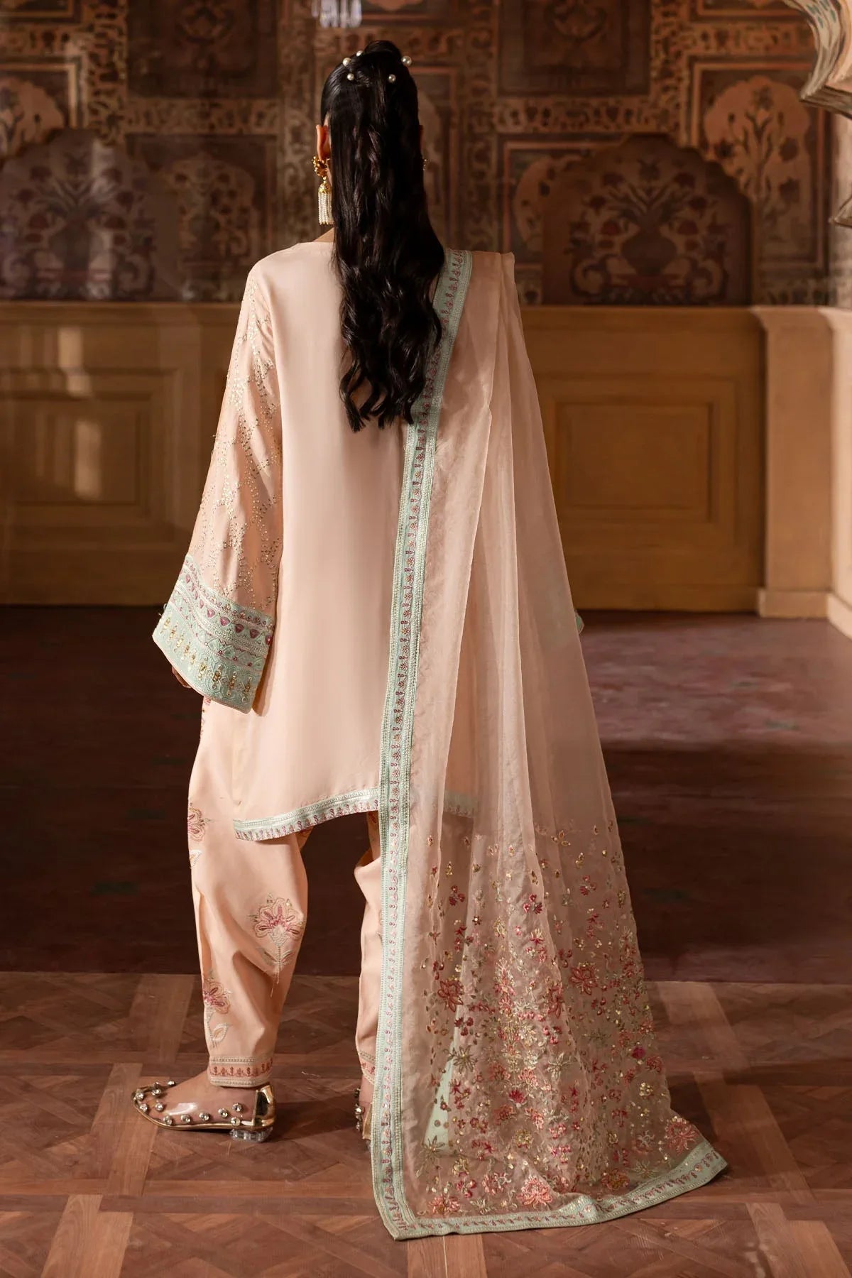 Nureh | Nur Mahal Formals | NE-141 - Aqsa Fabrics