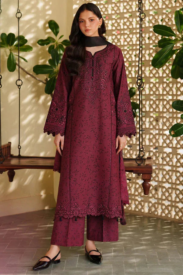 Farasha | Meline Premium Viscose 25 | Sable Bloom - Aqsa Fabrics