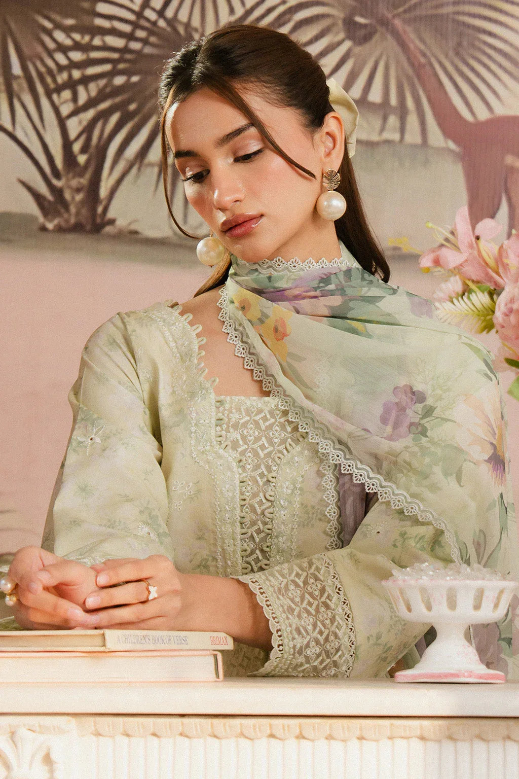 Ayzel | Armelia Printed Lawn 25 | Mirelia - Aqsa Fabrics