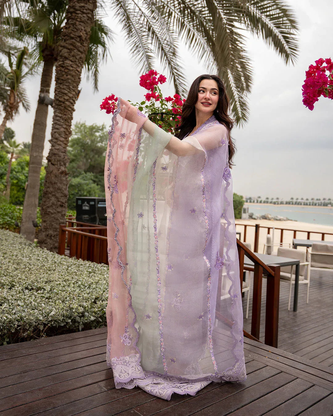 Faiza Saqlain | Aya Luxury Lawn 26' | Suela