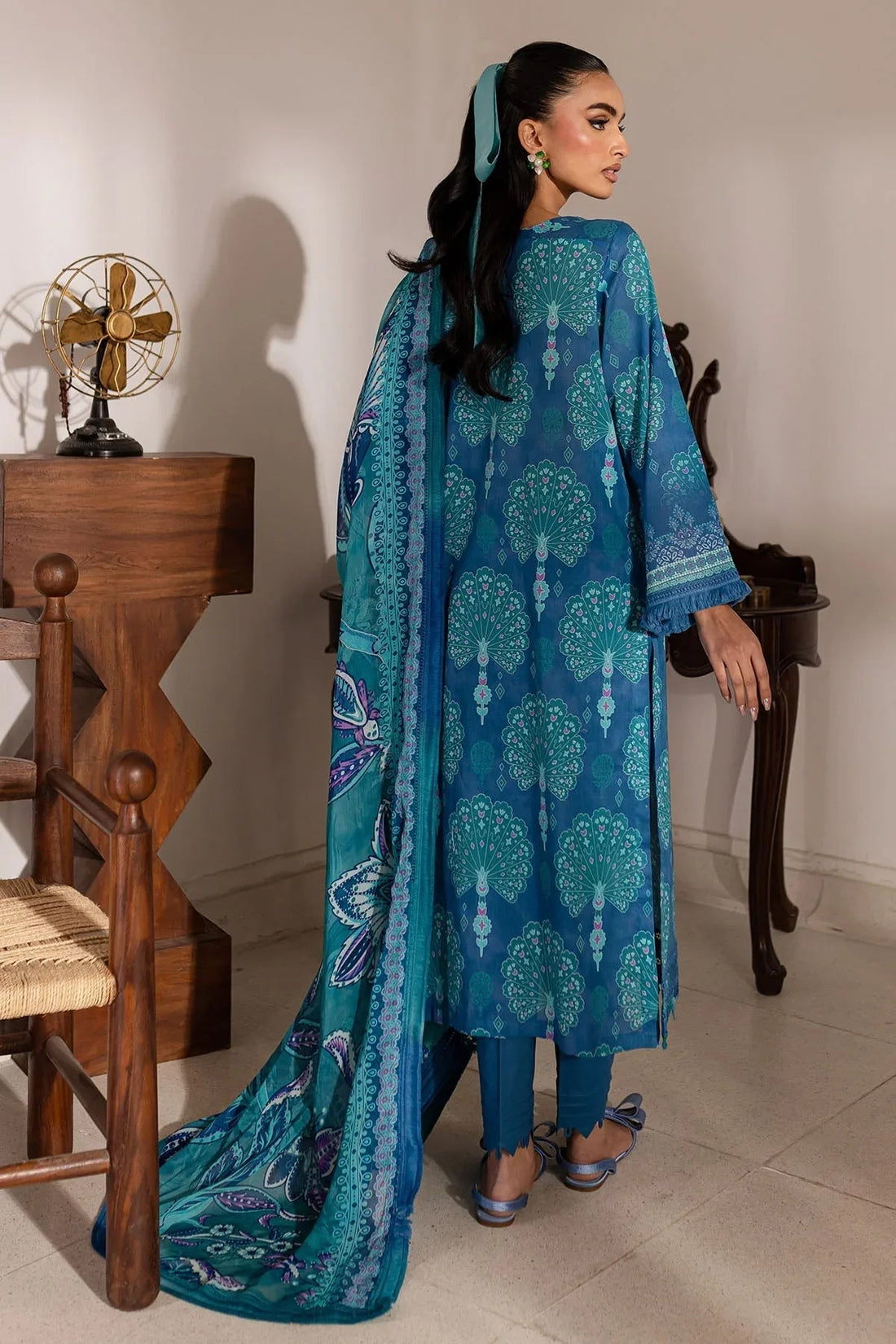Nureh | Printed Lawn 25 | SP-145 - Aqsa Fabrics