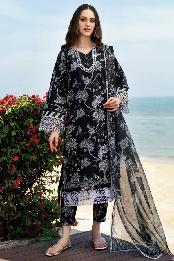 Farasha | Printed Essentials | Sable Dusk - Aqsa Fabrics