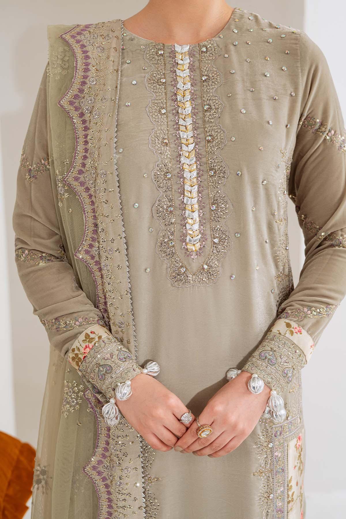 Nureh | Maya Velvet | NW-111 - Aqsa Fabrics