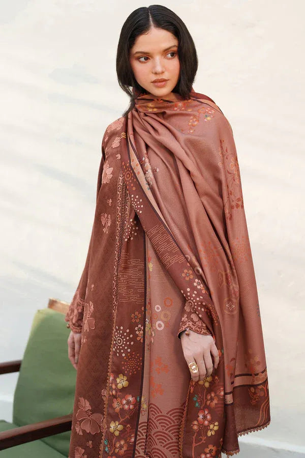 Farasha | Meline Premium Viscose 25 | Brown Clay - Aqsa Fabrics
