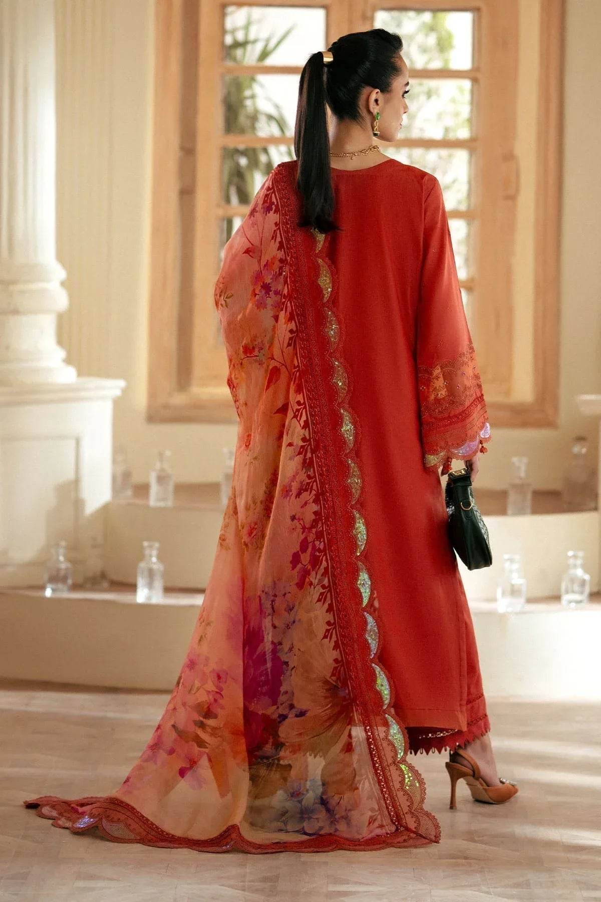 Nureh | Maya Lawn | NS-142 - Aqsa Fabrics