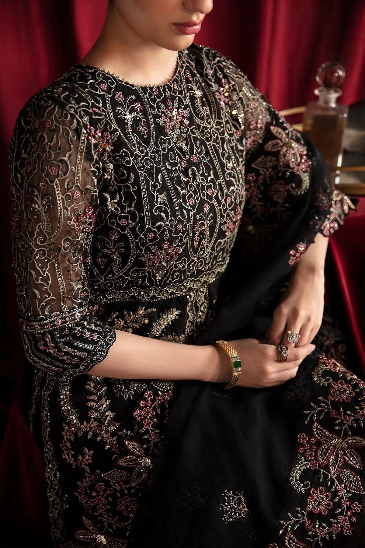 Nureh | Elanora Formal 24 | ROSE - Aqsa Fabrics