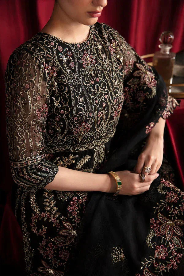 Nureh | Elanora Formals 24 | Rose - Aqsa Fabrics