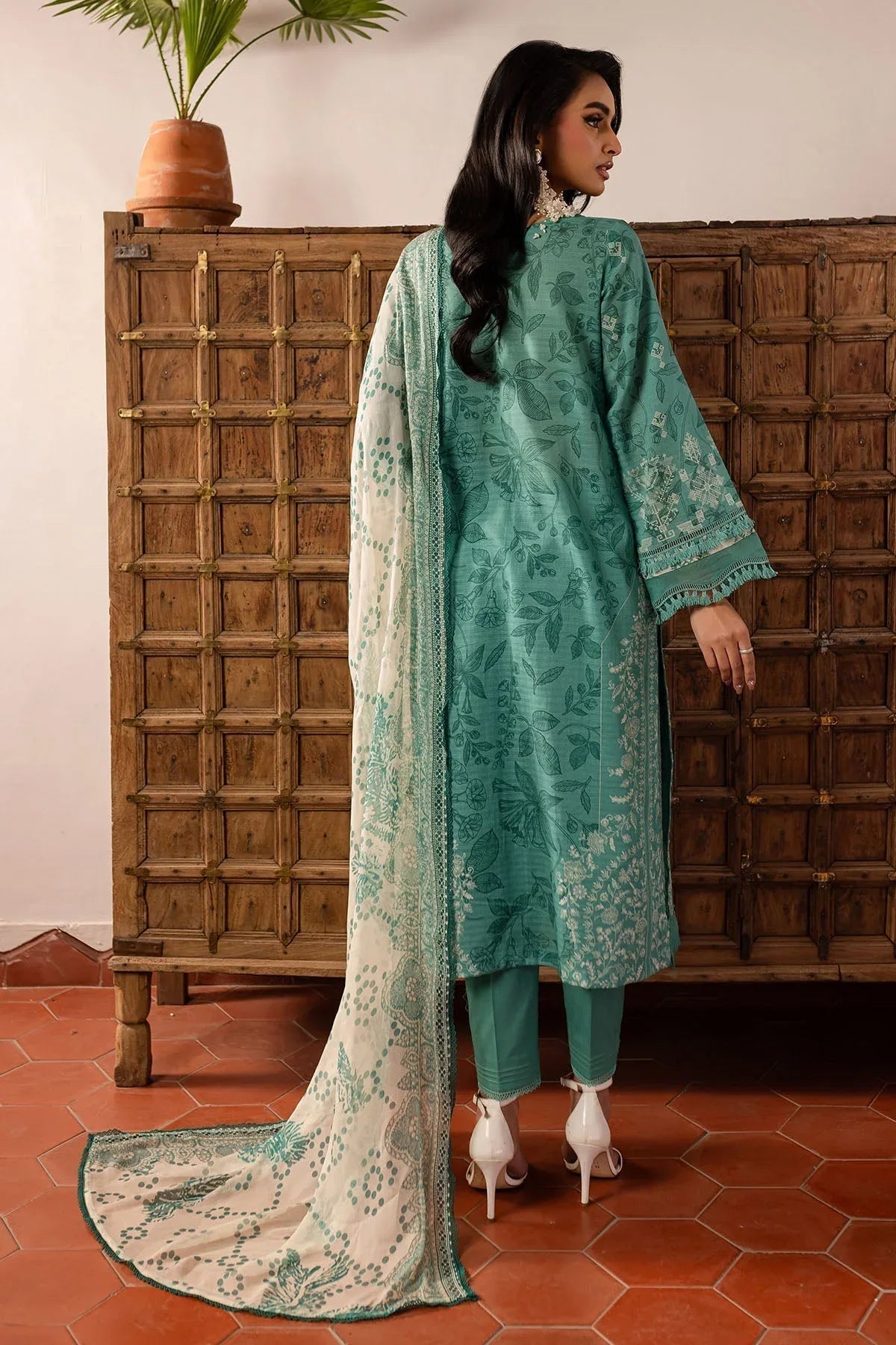 Nureh | Printed lawn 25 | SP-139 - Aqsa Fabrics
