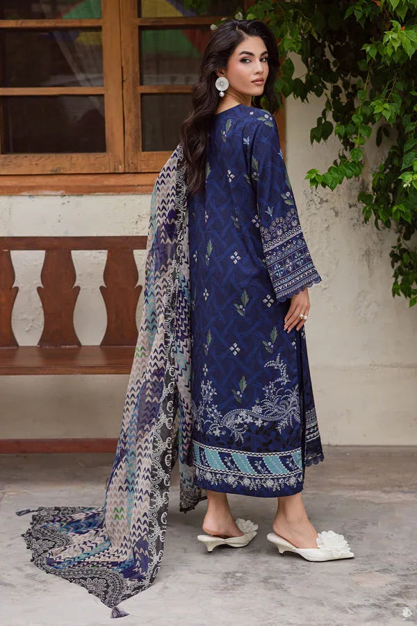 Nureh | Signature Printed Linen | SP-167 - Aqsa Fabrics