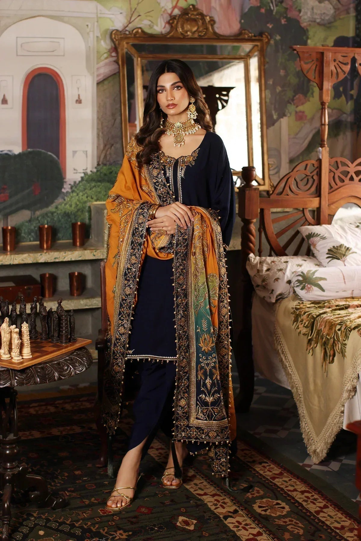 Mina Kashif | Meeral Formals 23 | MKF23-17 - Aqsa Fabrics